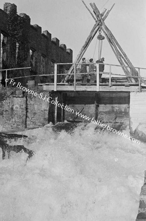 GUSHING WATER IN CANAL